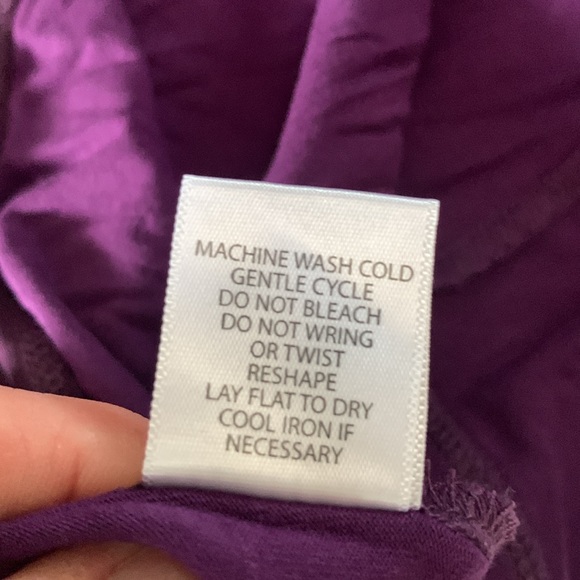 Tres Jolie dark purple tunic top - Picture 8 of 9